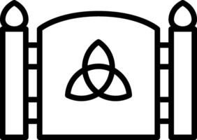 Celtic symbol for the gate vector