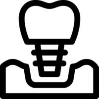A tooth with a crown on it vector