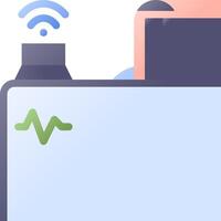How to use the wifi password on your laptop vector