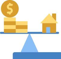 How to buy a house with a mortgage vector