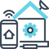 Home automation and smart home vector