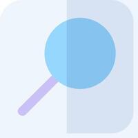 A magnifying glass icon on a white background vector