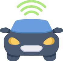 Car wifi icon vector