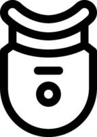A black and white icon of a jar vector