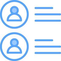 Two blue circles with a person in each vector