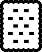 A square with black and white squares on it vector