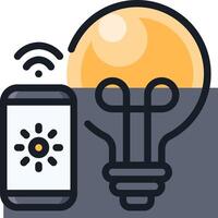 Smart home technology and the future of lighting vector