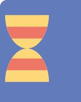 The icon for the catalan flag vector