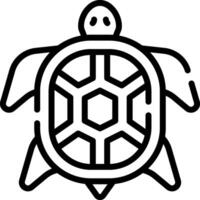 A turtle icon on a white background vector