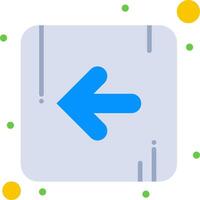 A blue arrow pointing to the right on a white background vector