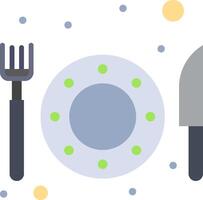 A fork, knife and spoon are shown on a white background vector