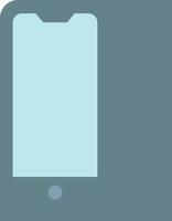 An iphone with a screen on it vector