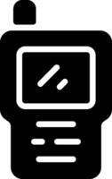 A black and white image of a cell phone vector