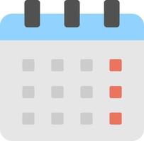 A calendar icon with three dots on it vector