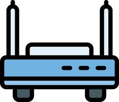 A router icon on a white background vector