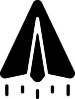 A black and white image of a triangle with a drop of water vector