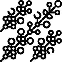 A black and white drawing of a bunch of flowers vector