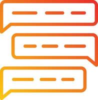 Chat bubbles icon vector