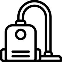 A vacuum cleaner icon on a white background vector