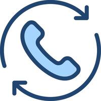 A phone icon with arrows pointing to it vector