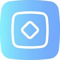 The icon for the app is a square with a diamond in the middle vector