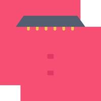 A pink background with a black umbrella vector