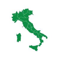 Map of Italy. Italy Map on white background. vector