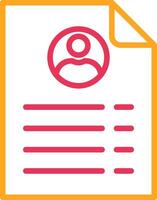Employment Line Two Color Icon vector
