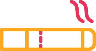 Smoking Line Two Color Icon vector