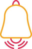 Alarm Line Two Color Icon vector