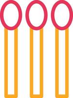 Match Line Two Color Icon vector