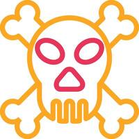 Danger Line Two Color Icon vector