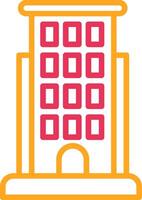 Structure Line Two Color Icon vector