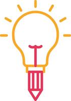 Idea Line Two Color Icon vector