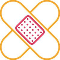 Bandage Line Two Color Icon vector