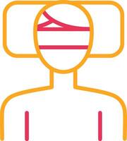 Fever Line Two Color Icon vector