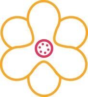 Hyacinth Line Two Color Icon vector