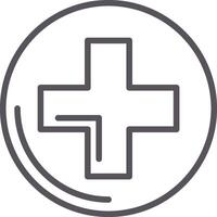 Hospital Line Two Color Icon vector