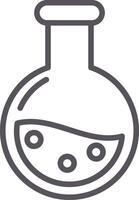 Flask Line Two Color Icon vector