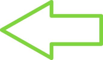 Back Line Two Color Icon vector