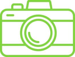 Camera Line Two Color Icon vector