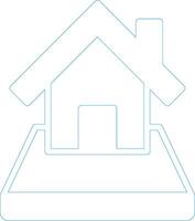 Plot Line Two Color Icon vector