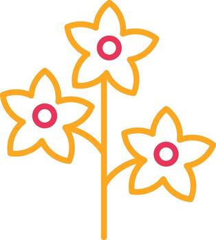 espuela de caballero línea dos color icono vector