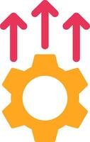 Development Glyph Two Color Icon vector