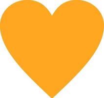 Heart Glyph Two Color Icon vector