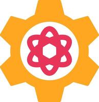 Science Glyph Two Color Icon vector