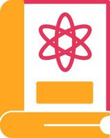 Science Glyph Two Color Icon vector