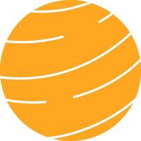 Jupiter Glyph Two Color Icon vector