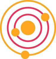 Galaxy Glyph Two Color Icon vector