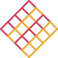 Tiles Glyph Two Color Icon vector